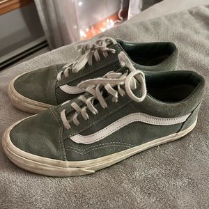 Custom Sage Green Vans